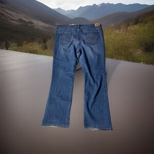 Levis Jeans Womens 16 Reg Blue 505 Straight Medium Wash Denim Casual Wear Pant